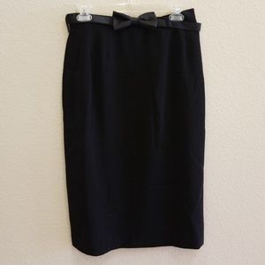 Women's new black Kasper pencil skirt